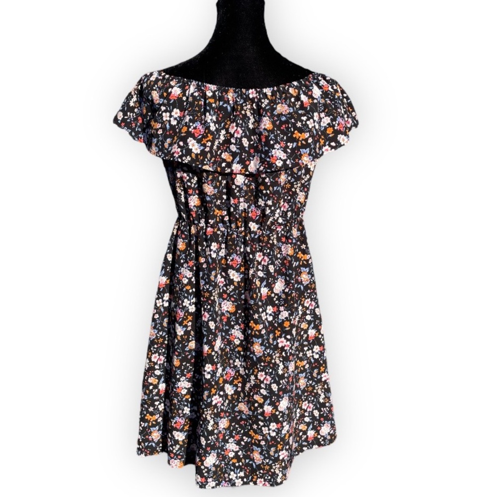 💚NWOT Young USA Floral Print Casual Mini Dress Off Shoulder